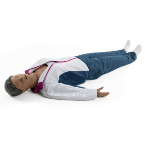 Manekin Laerdal Resusci Anne QCPR AED (ciemna skóra)  - 13577