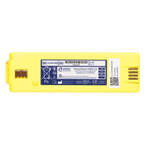 Bateria litowa Cardiac Science do defibrylatora Powerheart G3 (typ 9146 żółta)