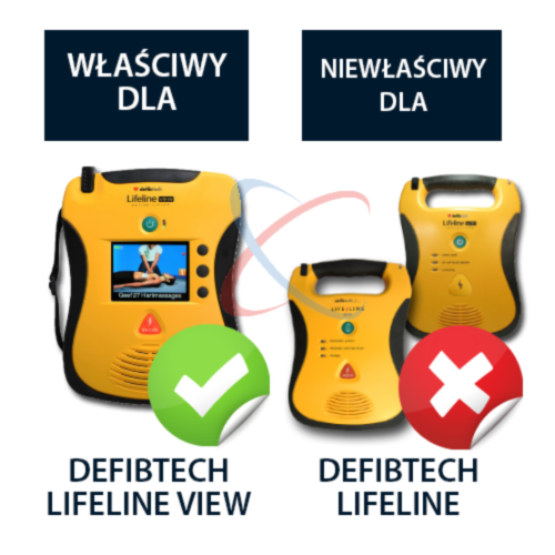 DEFIBTECH UCHWYT MONTAŻOWY DO DEFIBRYLATORA LIFELINE VIEW - 10252