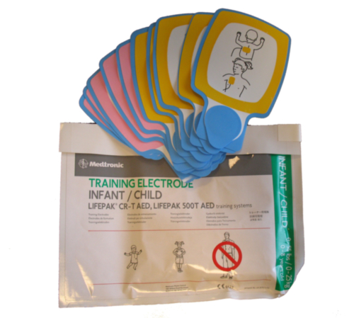 Ektrody szkoleniowe Physio-Control Lifepak CR Plus, pediatryczne - kompletny zestaw - 10632