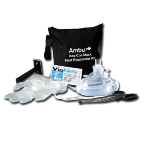 Maska do resuscytacji Ambu z apteczką (5 sztuk)