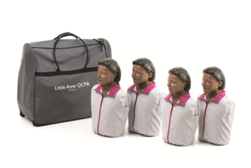 Laerdal Little Anne QCPR (ciemna skóra) - zestaw 4 sztuki - 8492