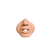 Części twarzowe (nos/usta) Life/Form Fat Old Fred - 2126