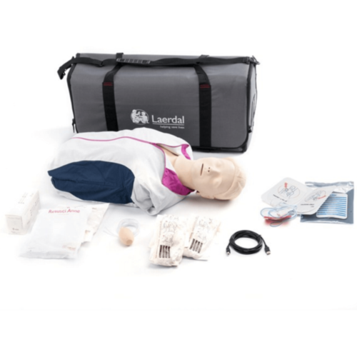 FANTOM LAERDAL RESUSCI ANNE QCPR, AED, TORS Z TORBĄ TRANSPORTOWĄ (nowa wersja) - 9577